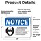 Signmission Safety Culture Sign, 7 in Width, Vinyl Decal, Rectangle OS-2PACK-NS-D-57-L-12808 - alternate 5
